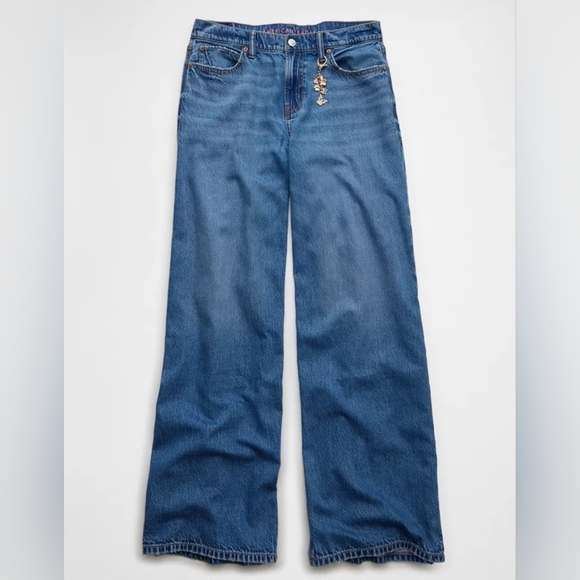 AE x Sydney Sweeney Ultra Wide-Leg Jean Size 0 Regular - Picture 7 of 7